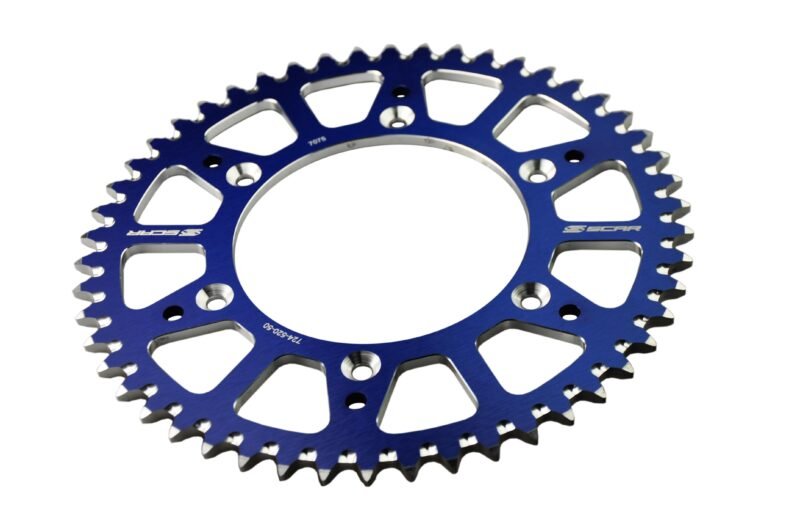 Aluminium Chainwheel - SHERCO/ GAS GAS - 50 Teeth - Blue color