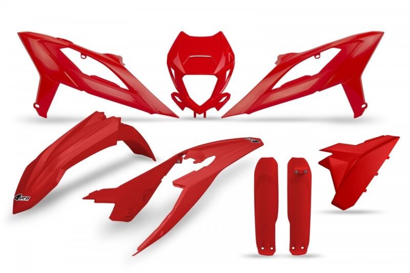 UFO Full Plastics Kit Beta RR250-450 2023-24 Red