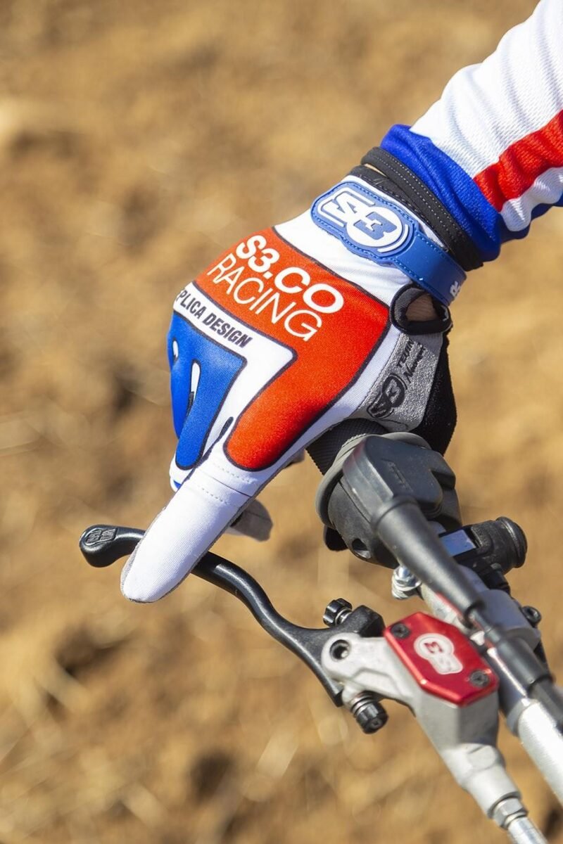 KK565 S3 Gloves Spider Red Size: Kids Large