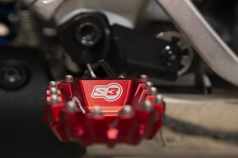 S3 Footpegs Kit Africa Twin Black