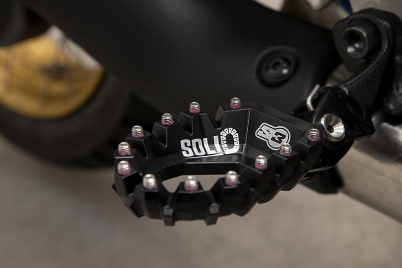 S3 Footpegs Kit Africa Twin Black