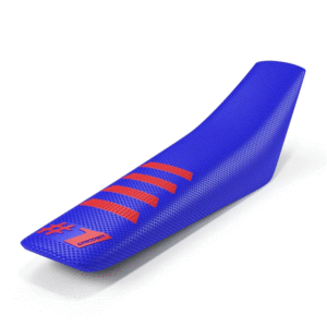 KK957 One Gripper Seat Cover - RIBBED Blue/Red