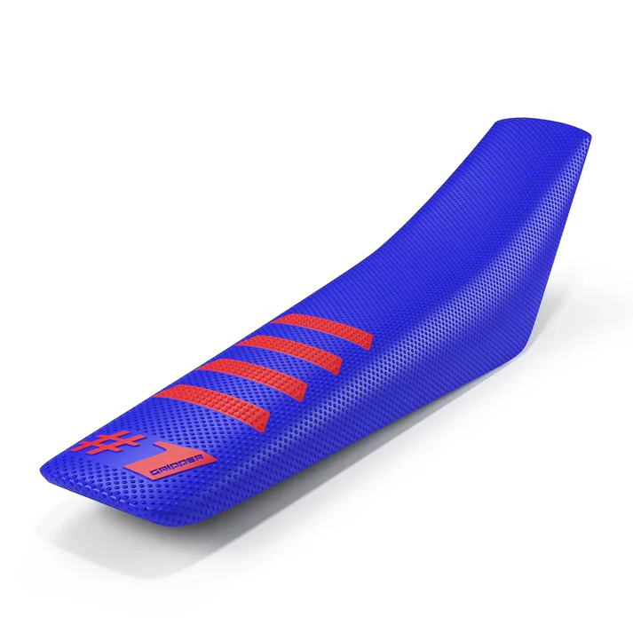 One Gripper Seat Cover - RIBBED Blue/Red