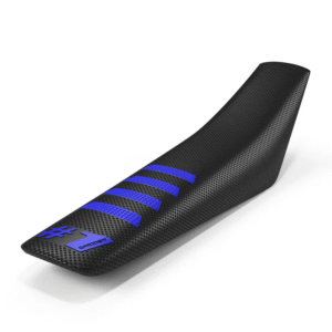 KK960 One Gripper Seat Cover - RIBBED Black/Blue