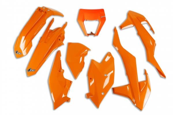 KTM EXC 2017 2019 kit with headlight orange