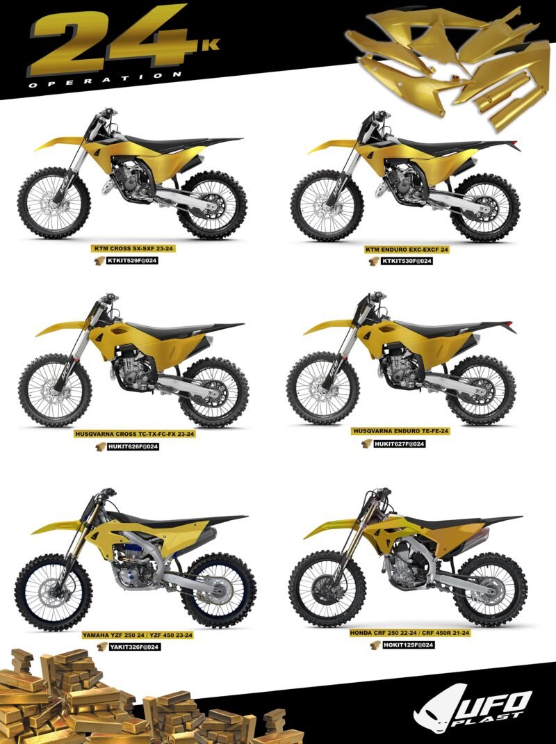 Ktm SX 2024 full kit Gold Ktm SX 2024 full kit Gold