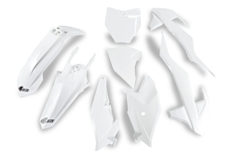 Ktm SX 85 2018-24 Plastic Kit White (no fork guards) Ktm SX 85 2018-24 Plastic Kit White (no fork guards)