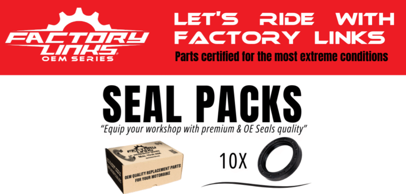 FL Workshop series seals pack (x10) KTM rear 93-22 FL Workshop series seals pack (x10) KTM rear 93-22