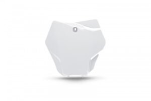 Front number plate white (Gas Gas 2021-23) Front number plate white (Gas Gas 2021-23)