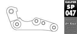Galfer Bracket Adaptor (front disc) Sherco Galfer Bracket Adaptor (front disc) Sherco