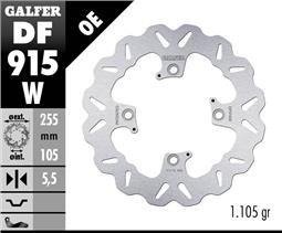 Galfer DISC WAVE FIXED 255x5,5mm (Tiger 800 rear)