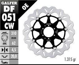 Galfer Honda CRF 1000 Africa T Front DISC WAVE FLO