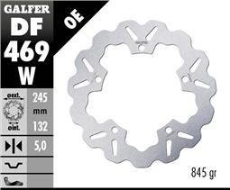 Galfer Yamaha T7 rear Disc Wave Fixed245x5mm Galfer Yamaha T7 rear Disc Wave Fixed245x5mm