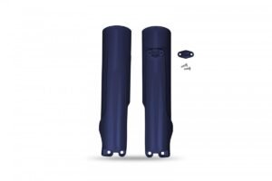 Husqvarna TC 125 2023 2025 fork slider protectors blue Husqvarna TC 125 2023 2025 fork slider protectors blue